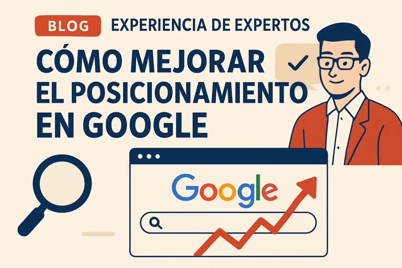 experiencia de expertos sobre Cómo mejorar el posicionamiento en Google