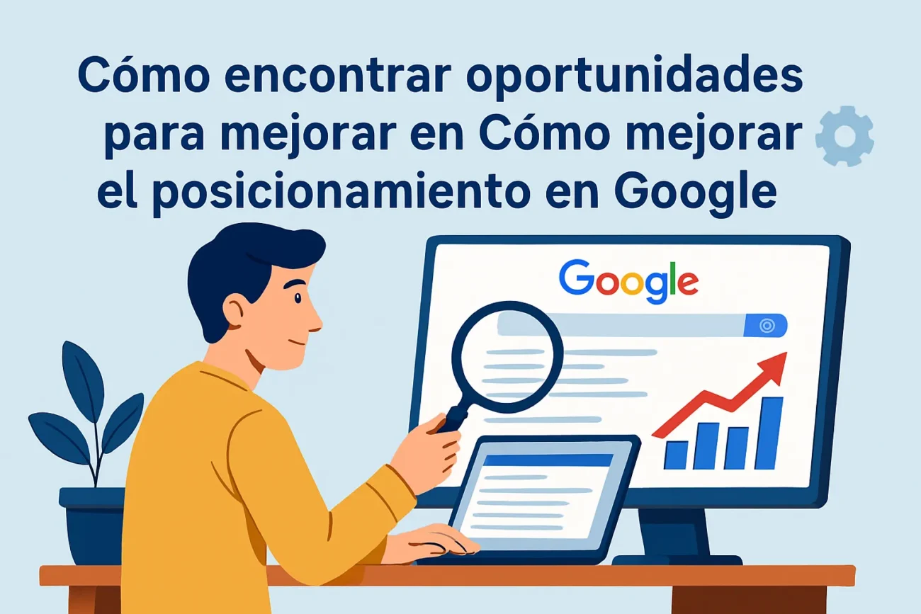 cómo encontrar oportunidades para mejorar en Cómo mejorar el posicionamiento en Google
