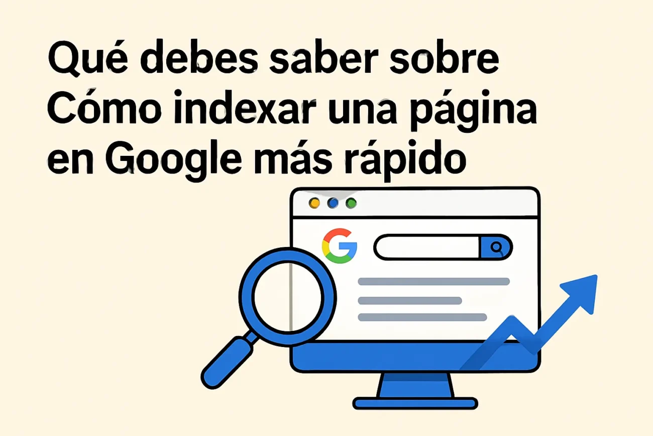 qué debes saber sobre Cómo indexar una página en Google más rápido
