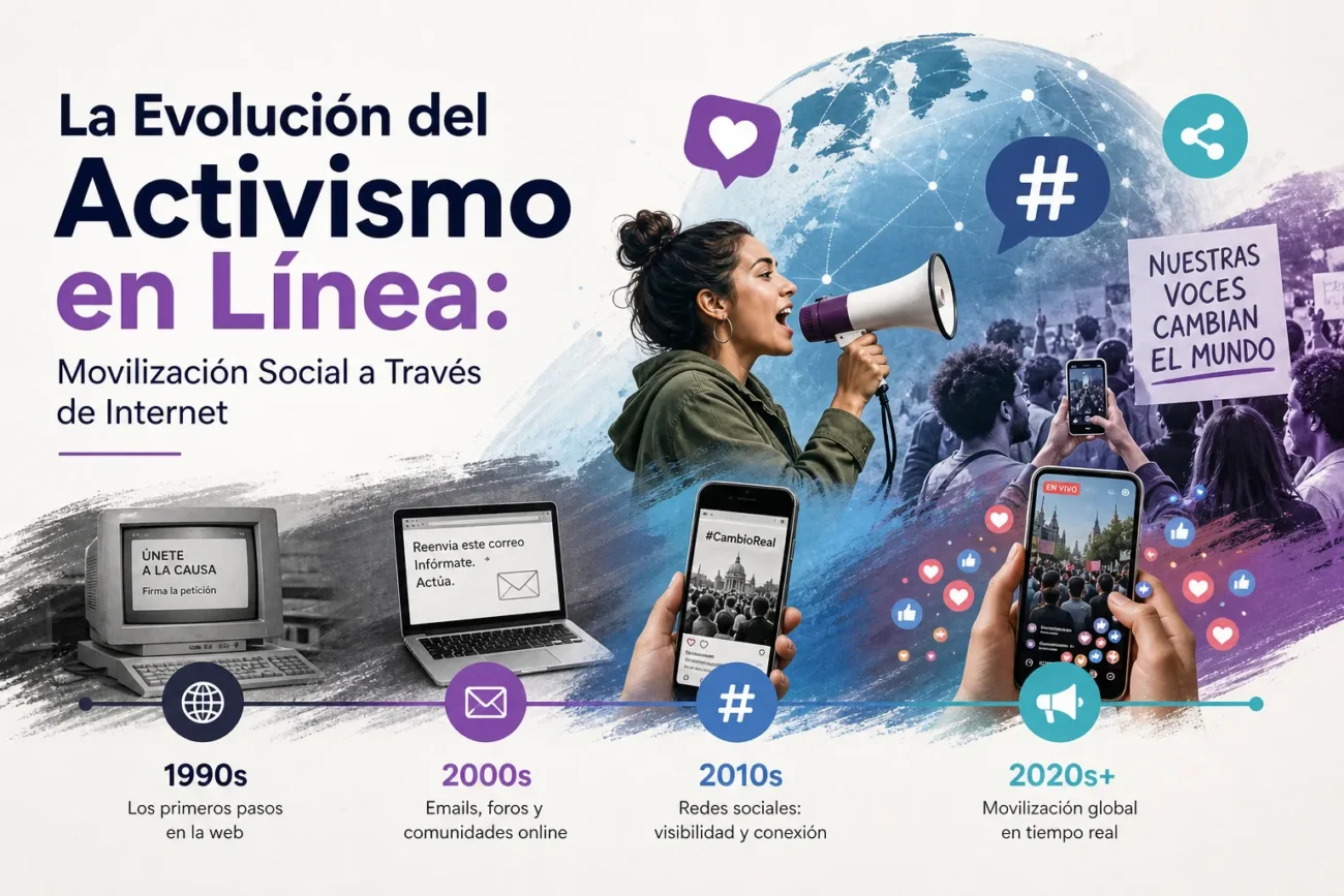 La-Evolucion-del-Activismo-en-Linea-Movilizacion-Social-a-Traves-de-Internet - Haznoticia.com La Evolución del Activismo en Línea: Movilización Social a Través de Internet