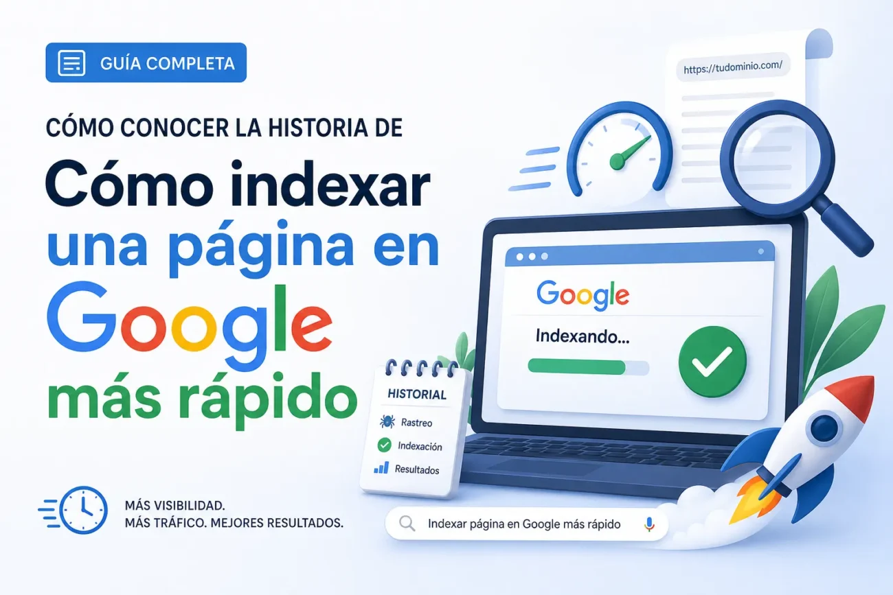 cómo conocer la historia de Cómo indexar una página en Google más rápido